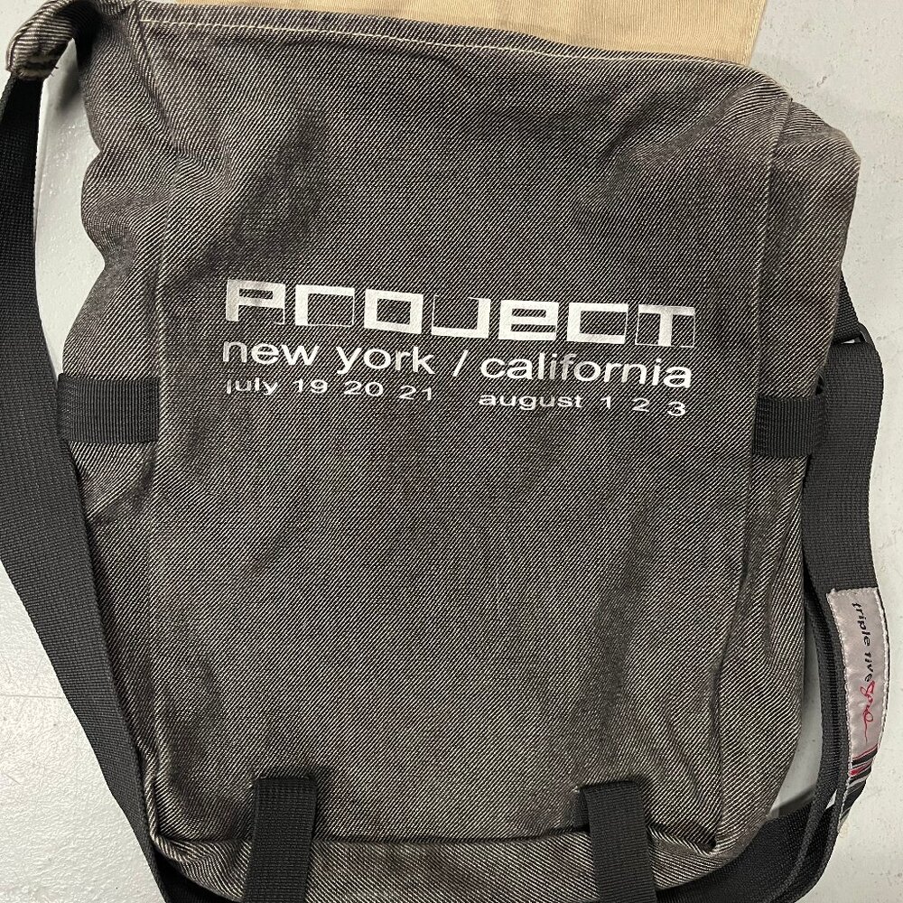 Vintage Triple Five Soul Project Nylon Messenger Shoulder Bag RARE Exclusive Y2k